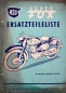 Preview: NSU Super Fox Motorbike 1956 Spare Part List (6837)